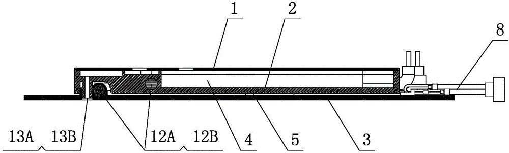 Bottom plate structure of steam-powered ironing device