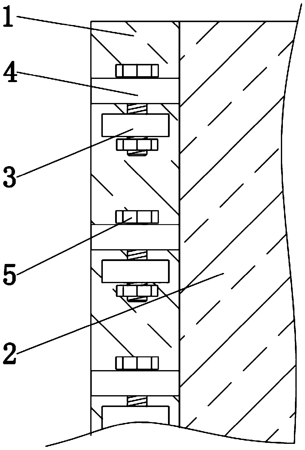 Casting mold plate device capable of easily and conveniently disassembling and demolding