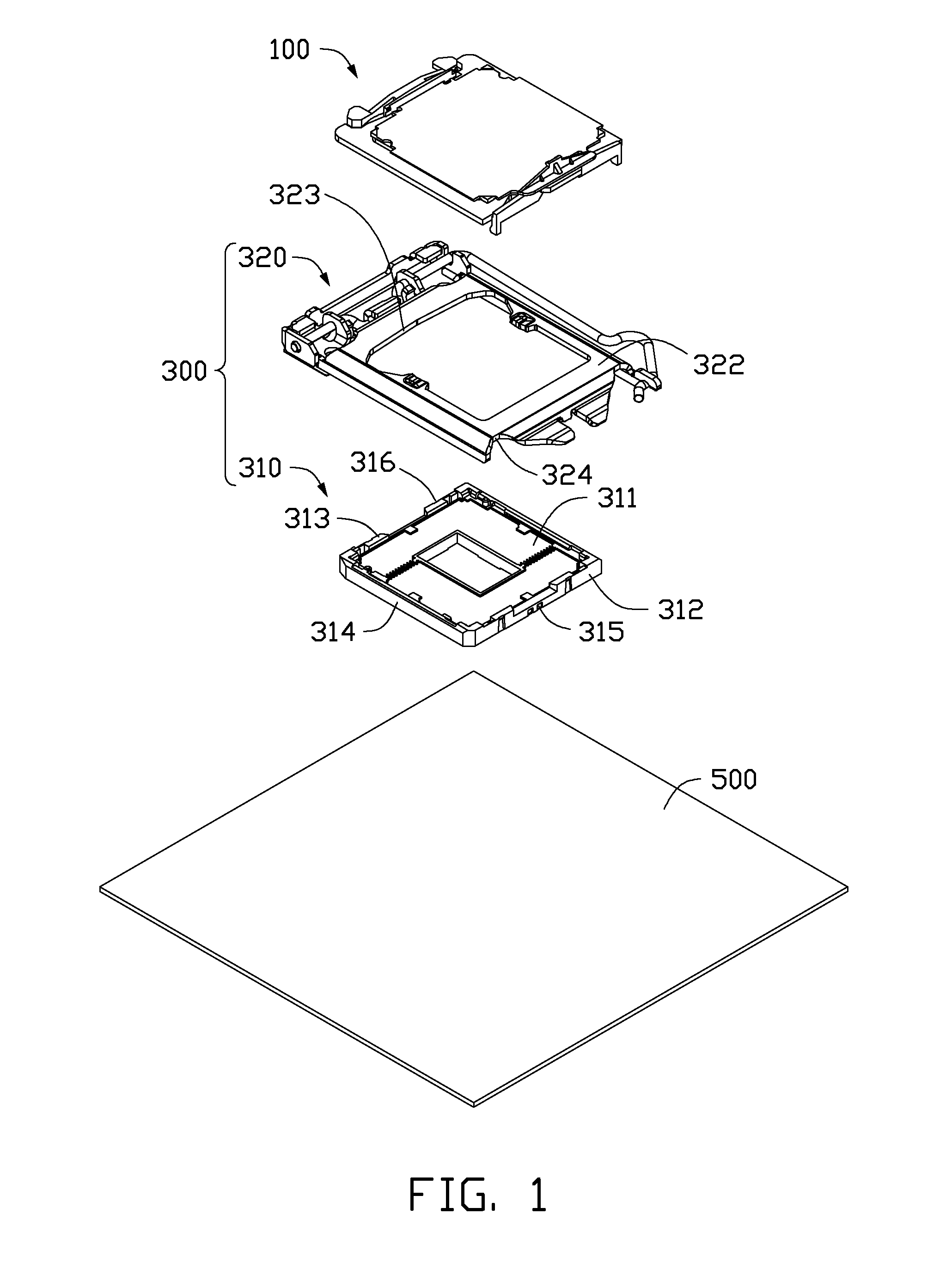 Central processing unit socket assembly