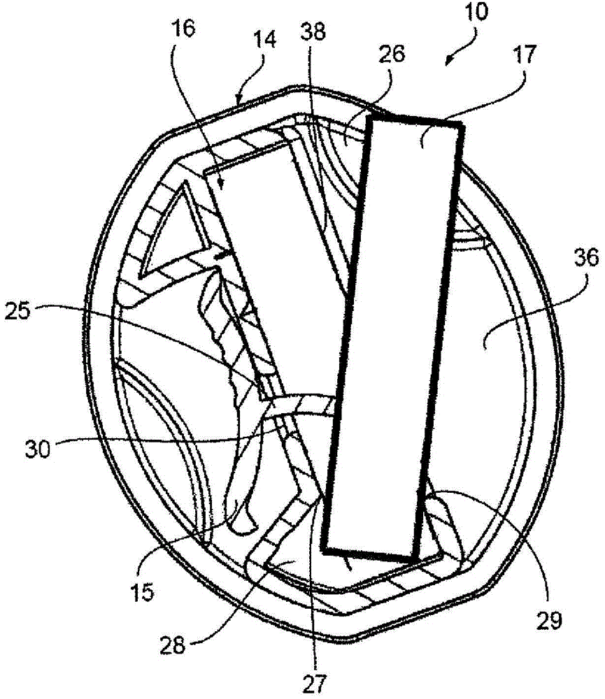 Dispensing device for holding and dispensing strip-like objects