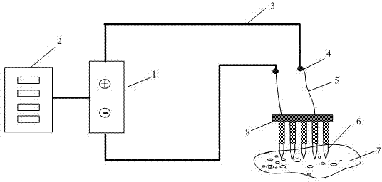 High-voltage pulsed electric field therapy device based on multi-needle electrodes