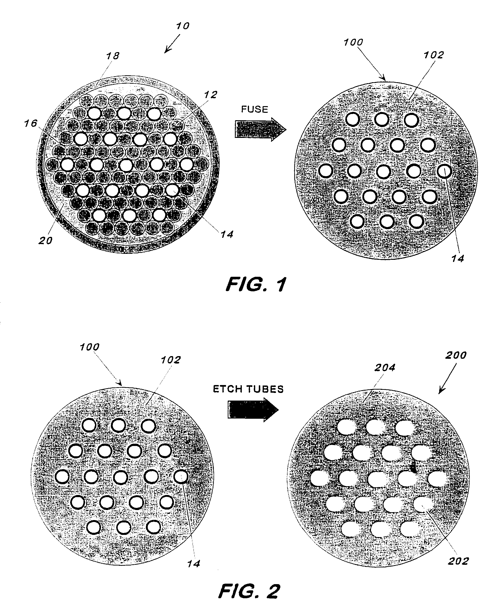 Fused Array Preform Fabrication Of Holey Optical Fibers