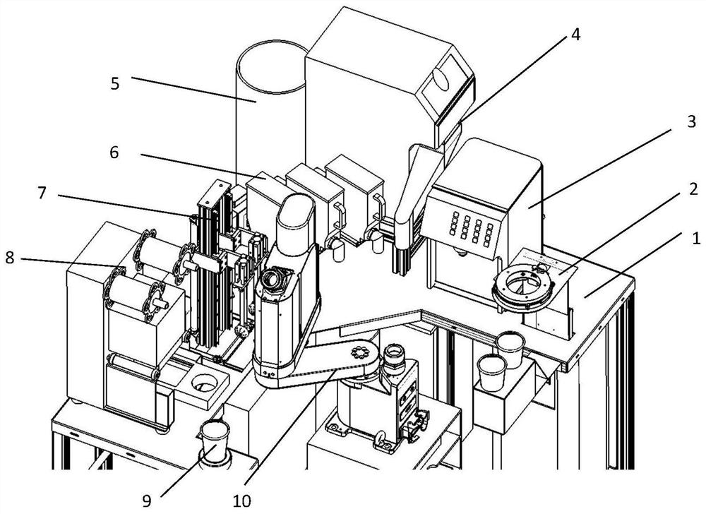 Control system for unmanned milk tea machine