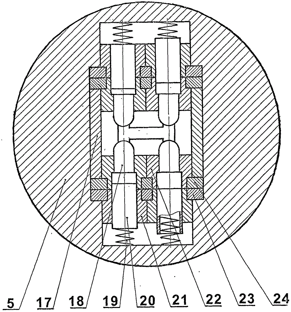 Anti-theft lock core of key and code mixed structure