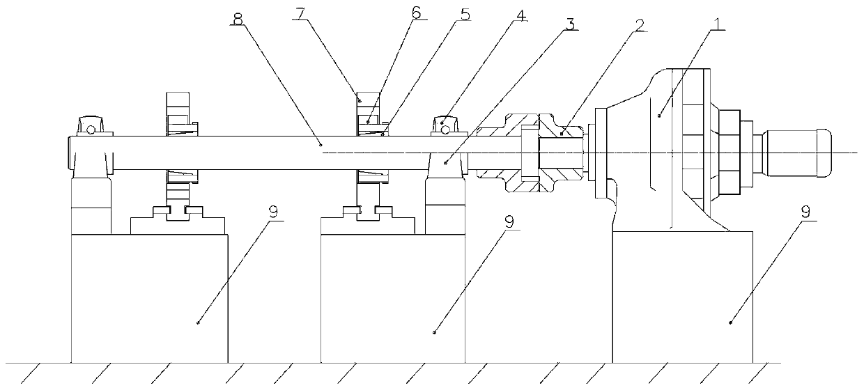 Large sheet metal stretch formed piece correcting device