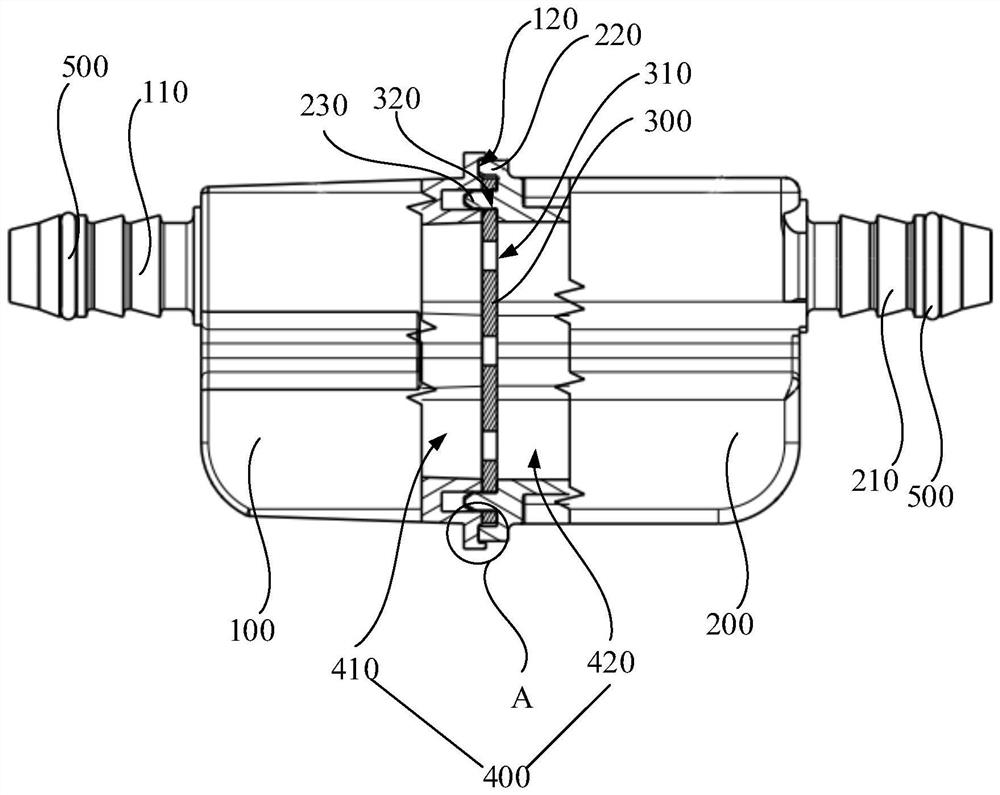 Silencer for automobile vaporizer tube