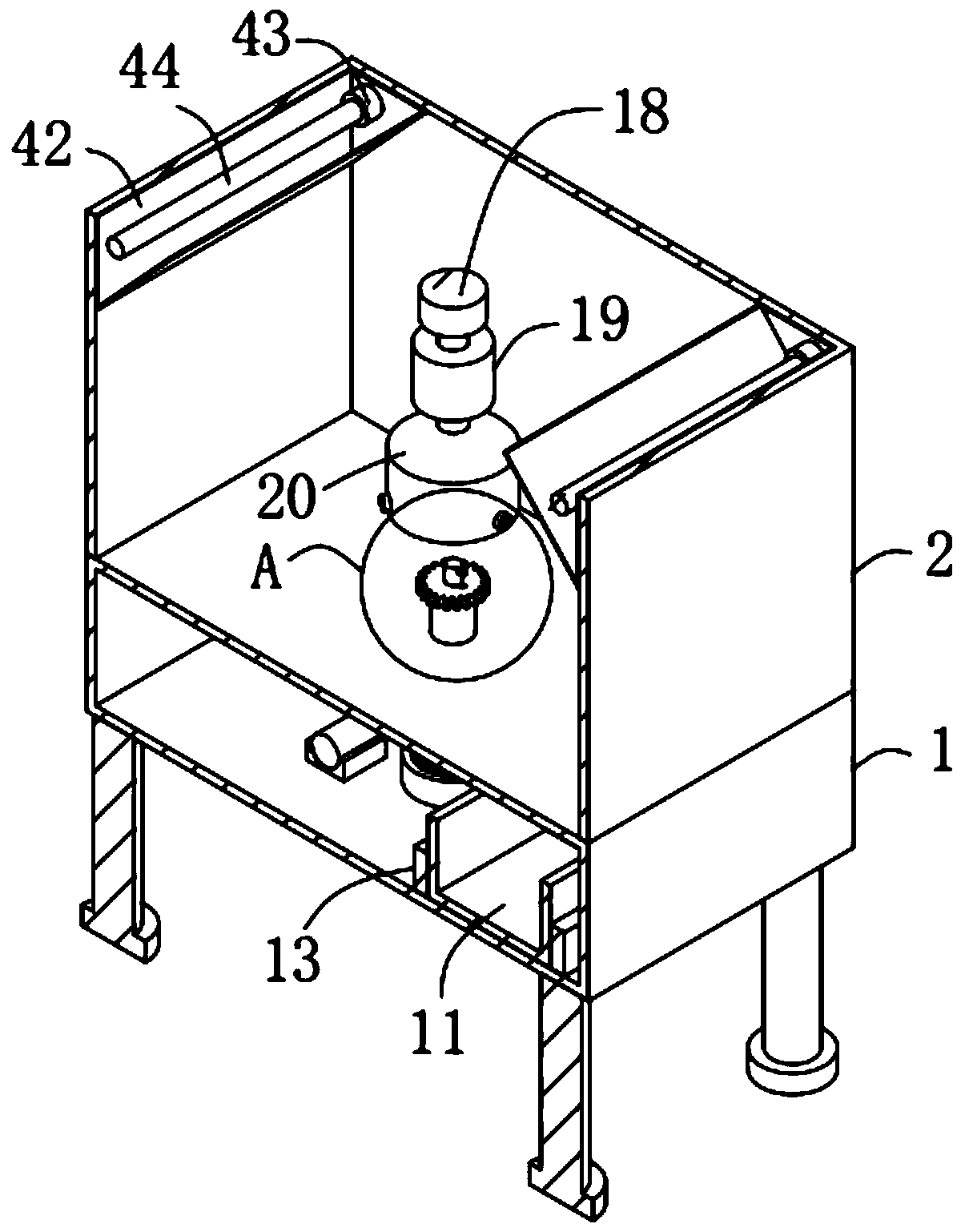 Equipment for chamfering of sprocket part of sprocket wheel