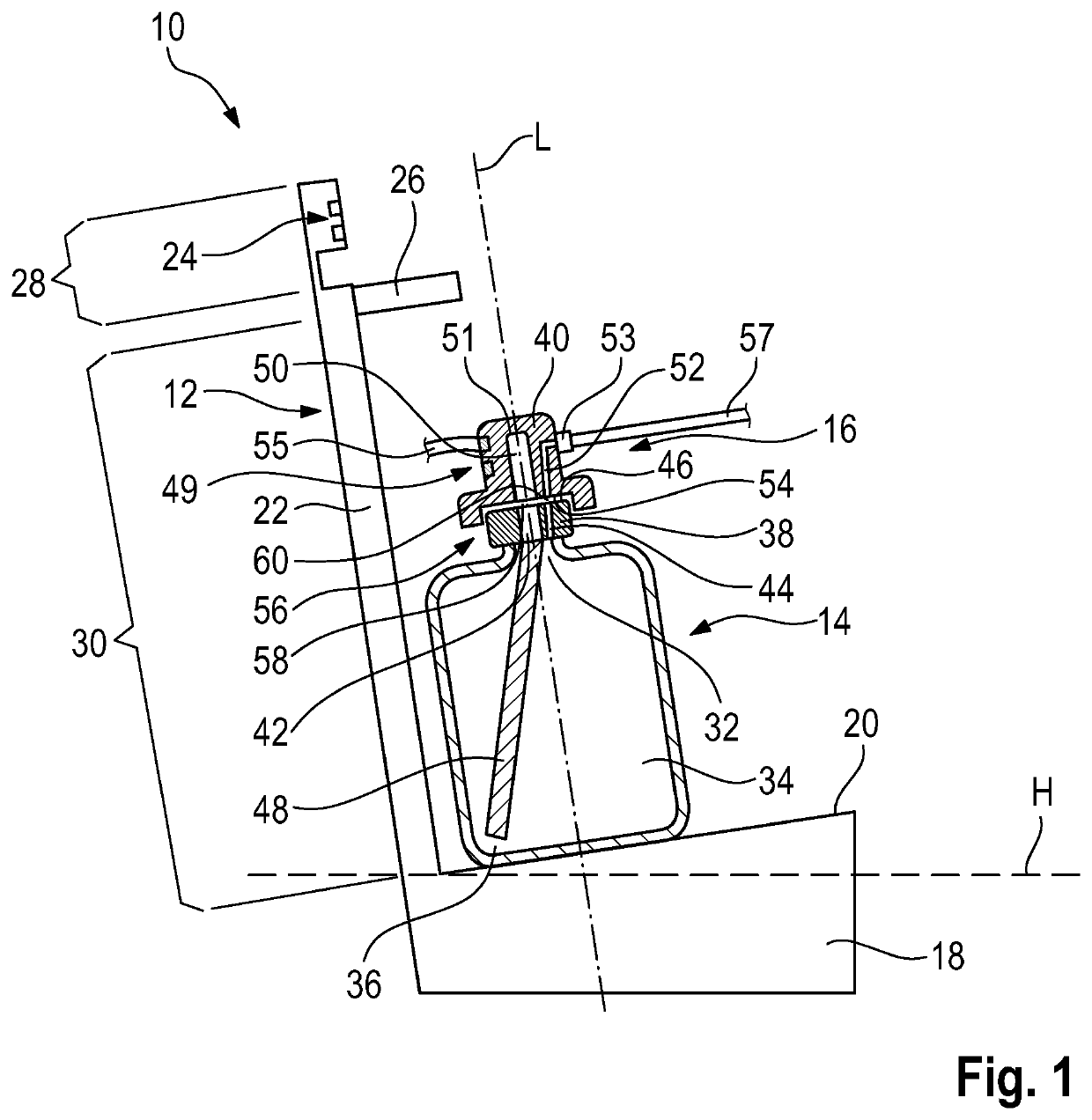 Adapter, connection device and supply system