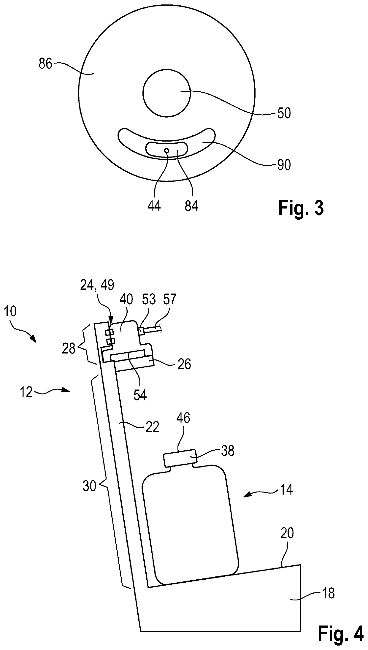 Adapter, connection device and supply system