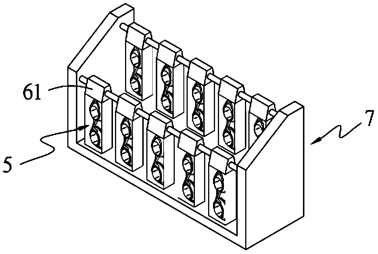 Modularized sales system for myopic swimming goggles, and application method for the system