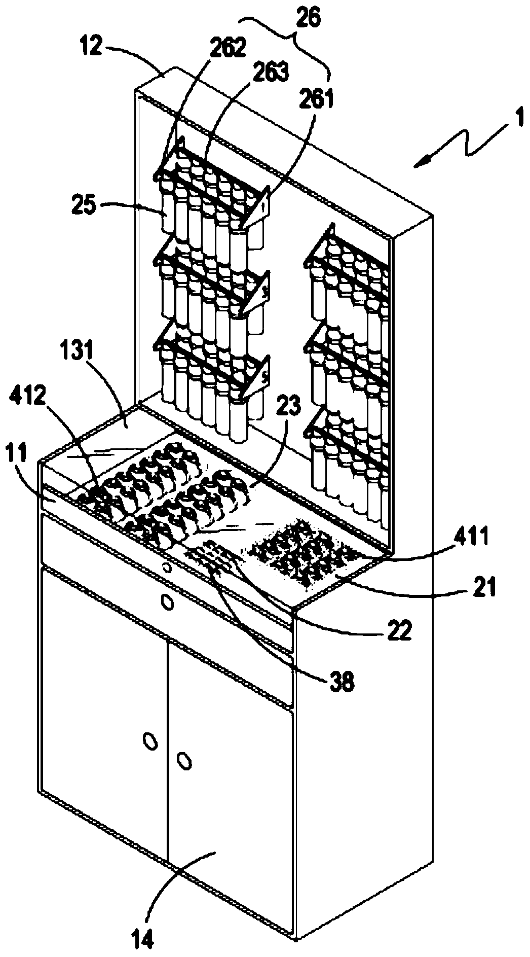 Modularized sales system for myopic swimming goggles, and application method for the system