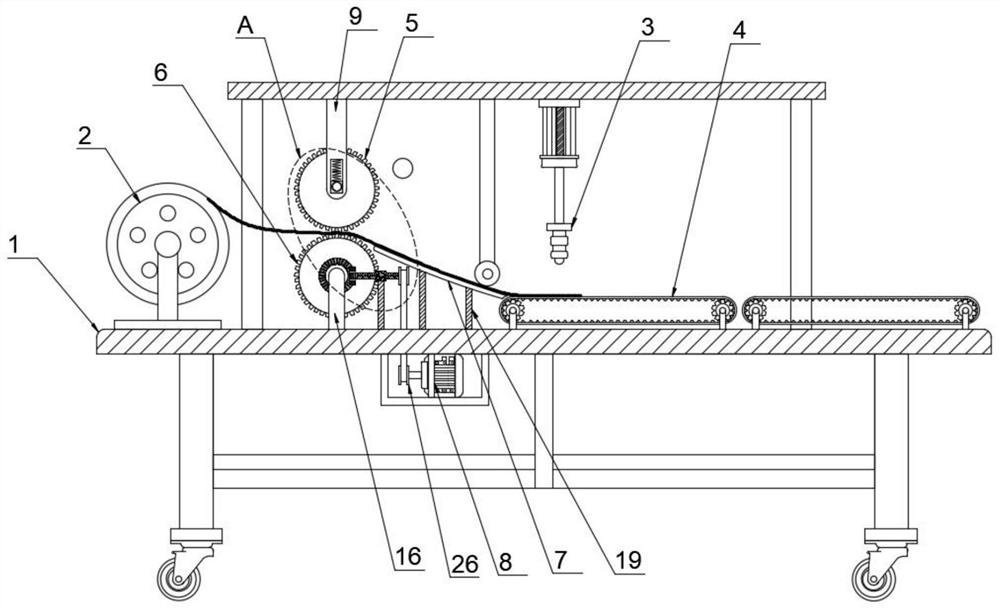 Zipper laser cutting equipment