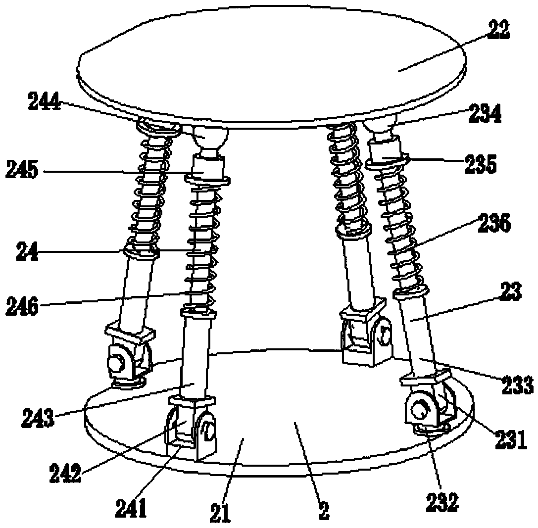 A special support device for construction and handling industrial robots