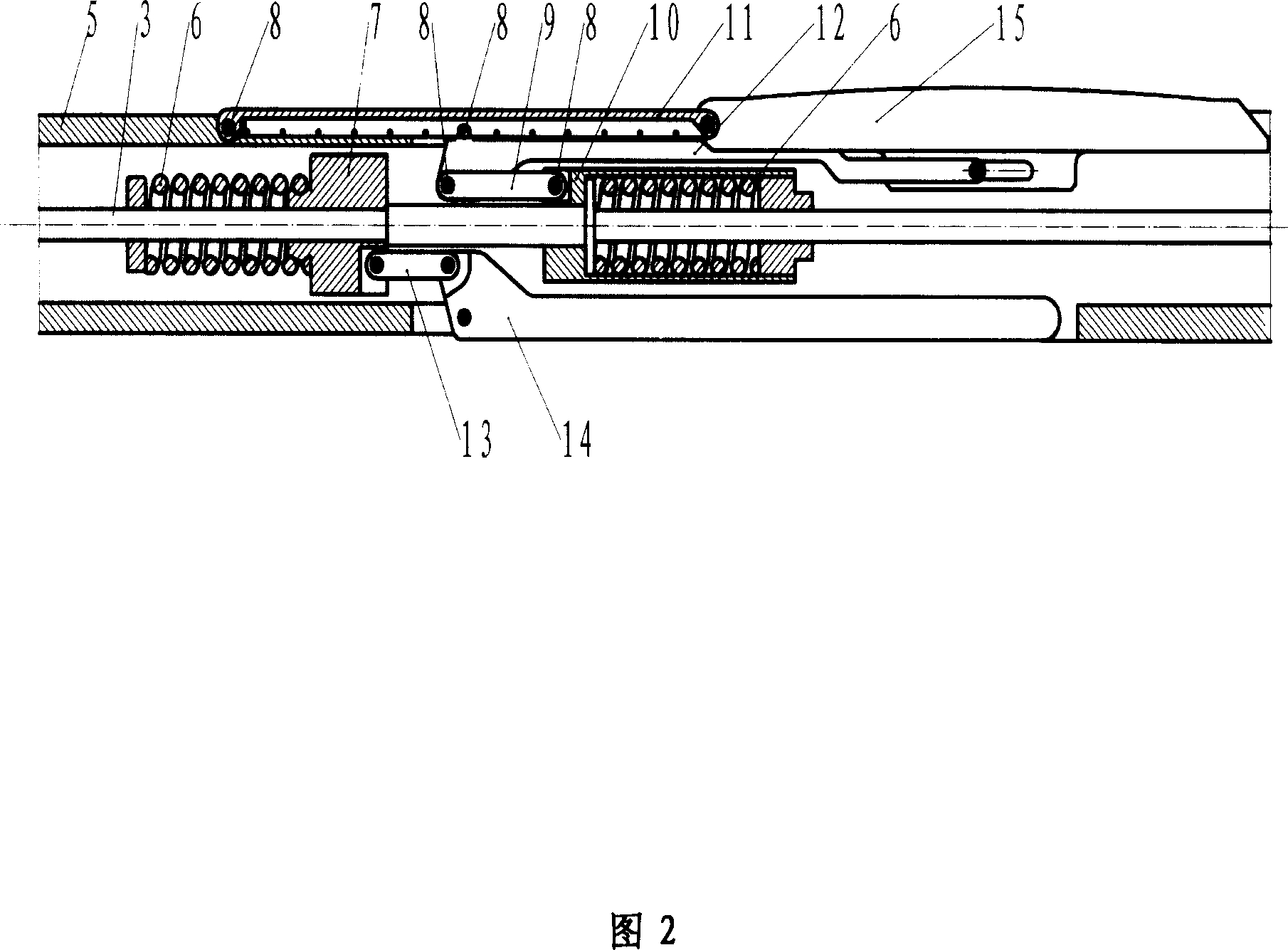 Push-pull type multi-arm righting hole diameter micrologging instrument