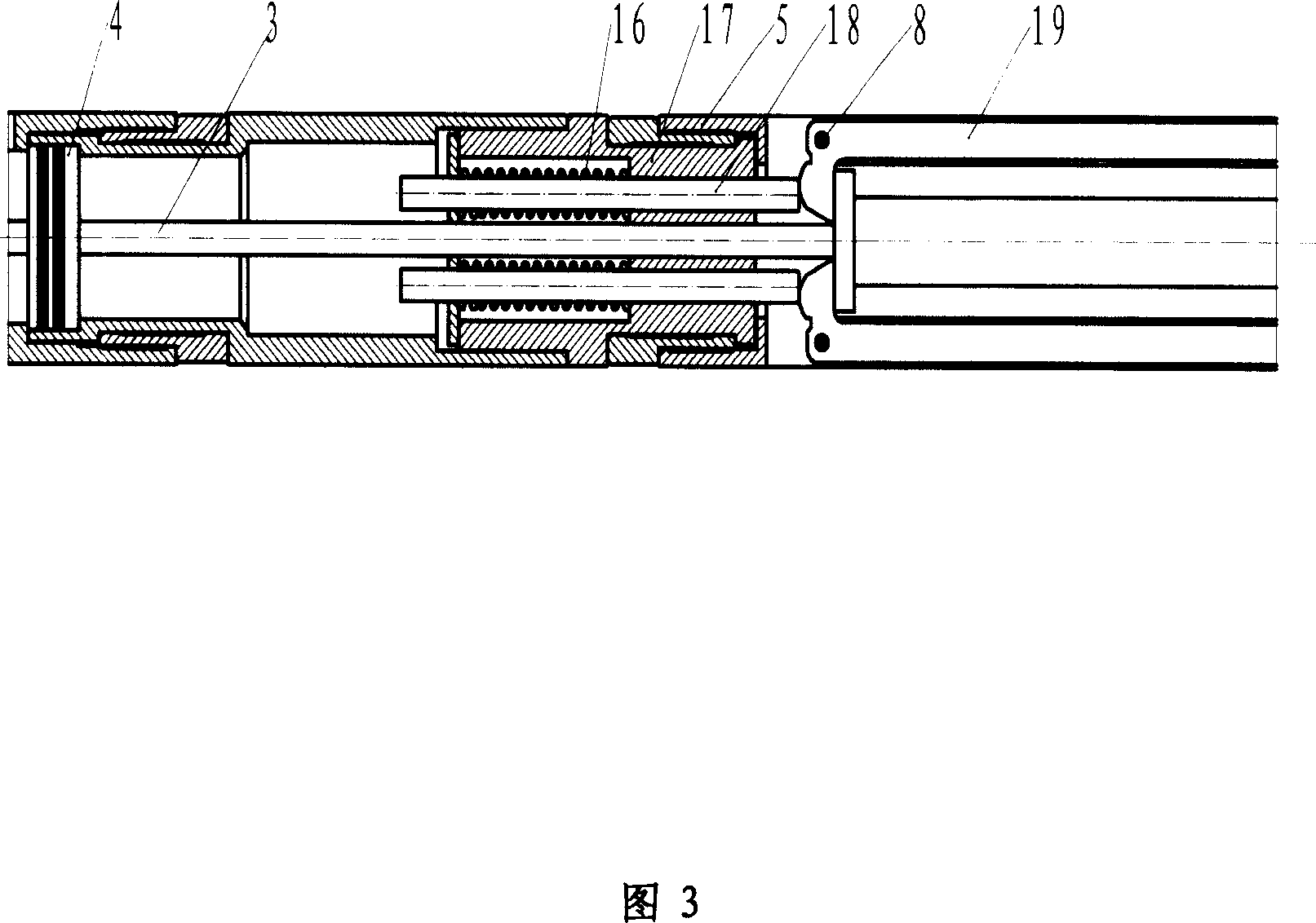 Push-pull type multi-arm righting hole diameter micrologging instrument