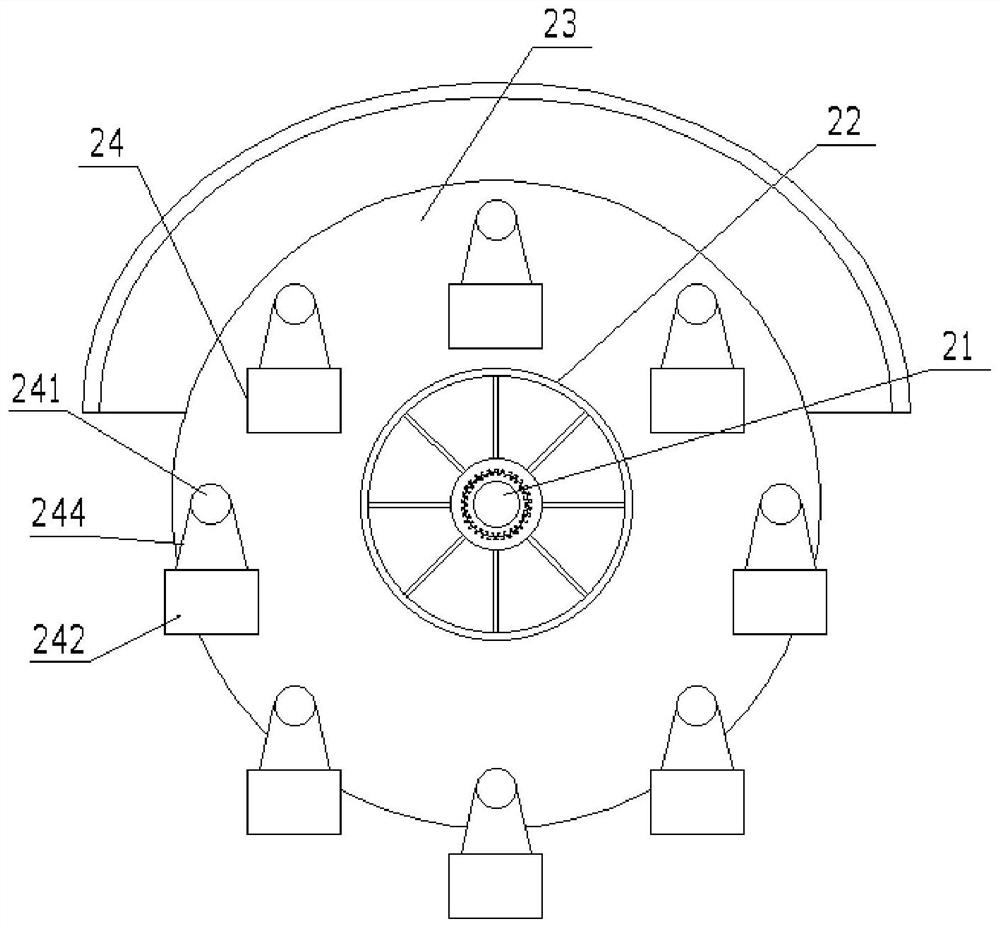 Waterwheel type ceramic forming and drying device