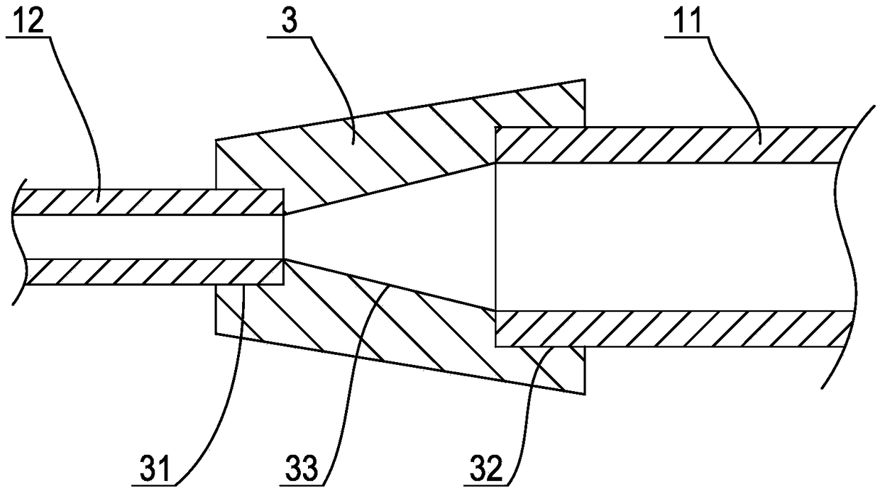 A sealant coating device suitable for the back door of the trunk