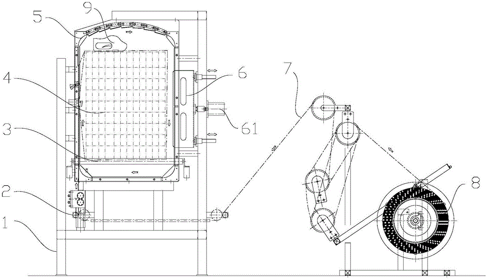 Automatic strap threading system