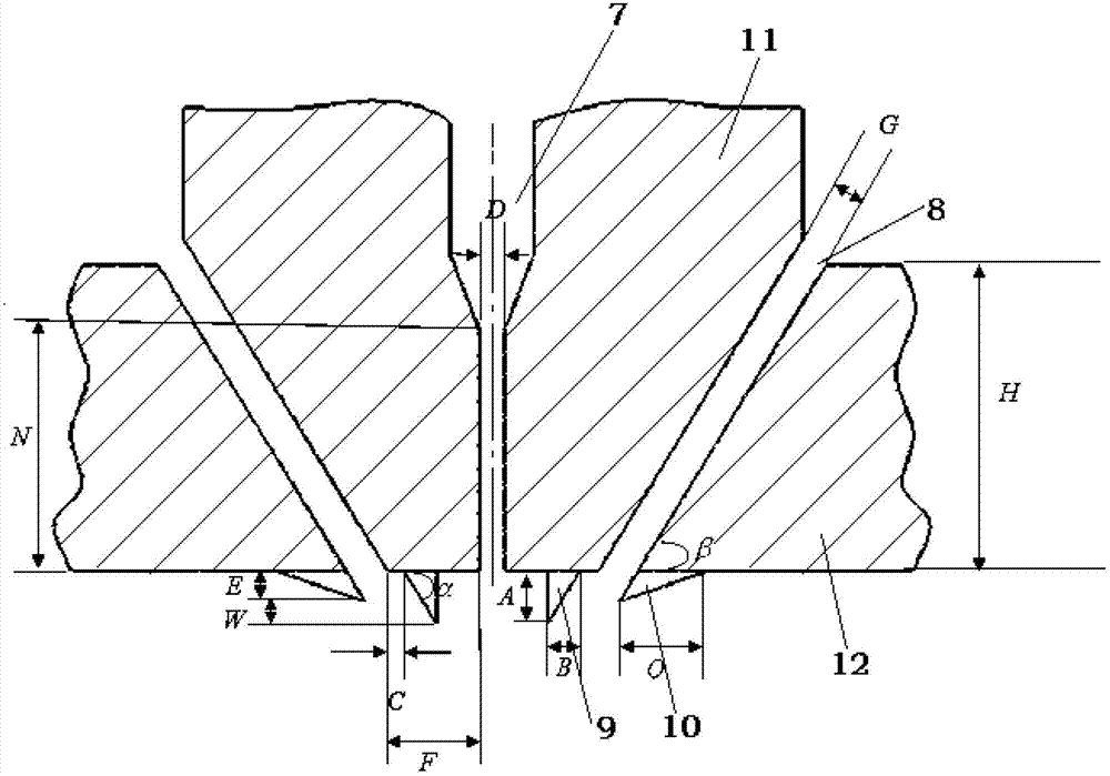 Meltblown mold head for preparing ultrafine fibers