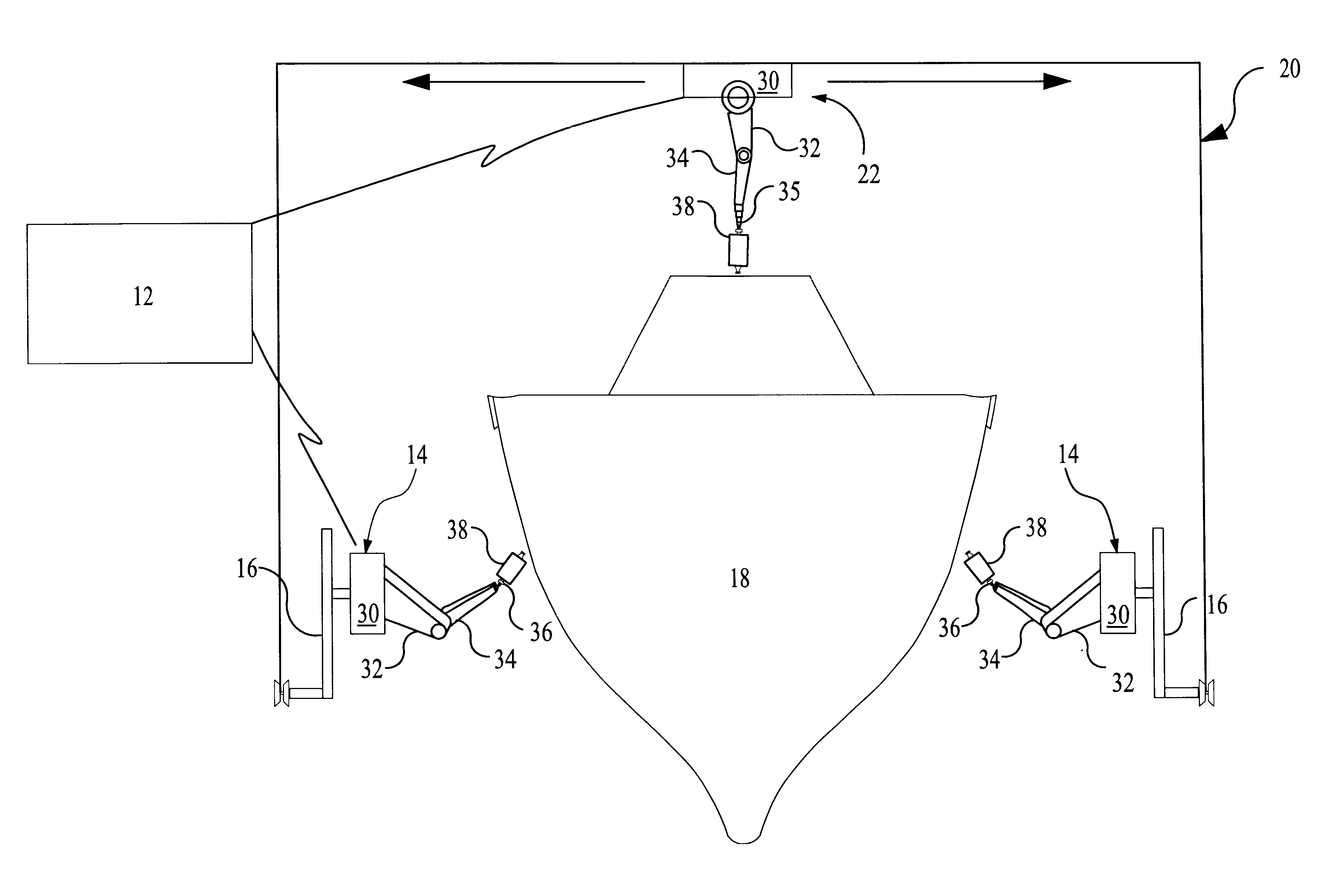 Computer controlled method and apparatus for fairing and painting of marine vessel surfaces