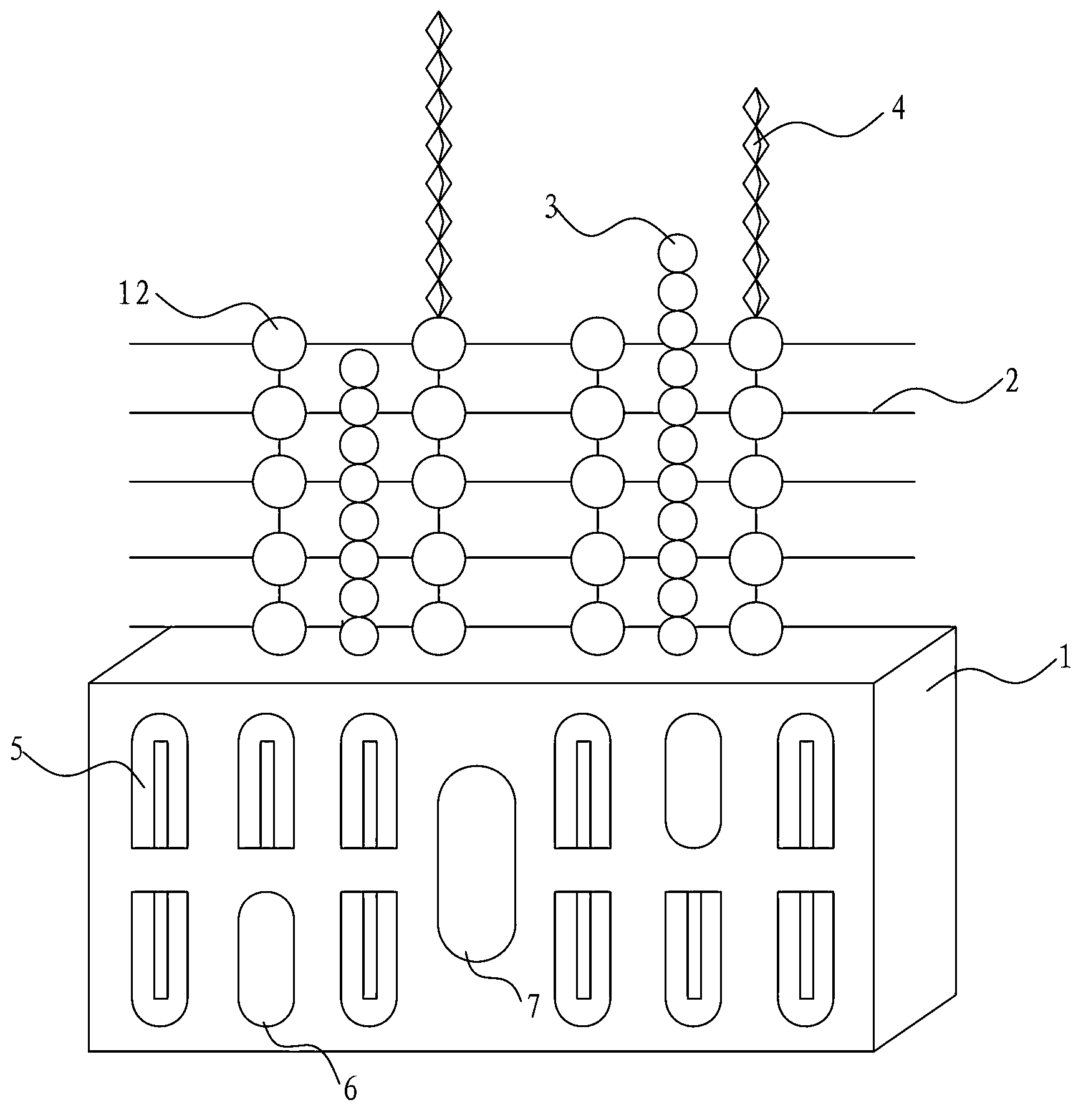 Gram positive bacteria cell wall model teaching aid