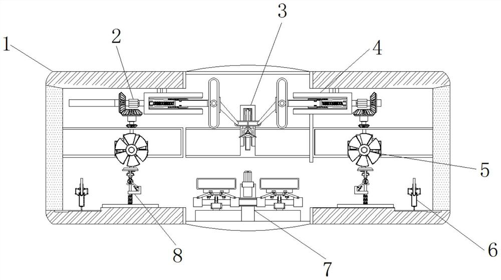 Keyboard cleaning device achieving sterilization through ultrasonic waves