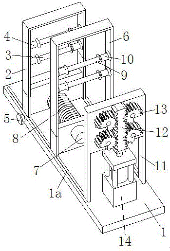 Loading device for flat filament