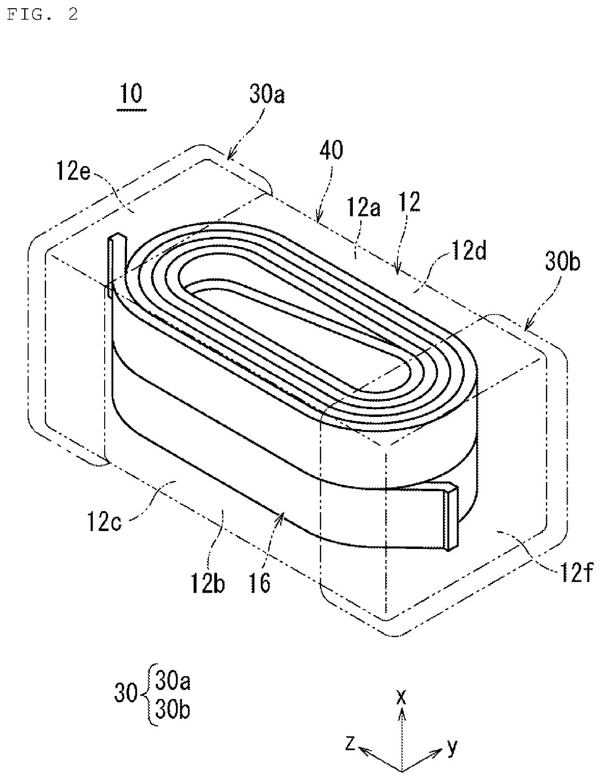 Coil component and method for producing magnetic powder-containing resin material used therefor