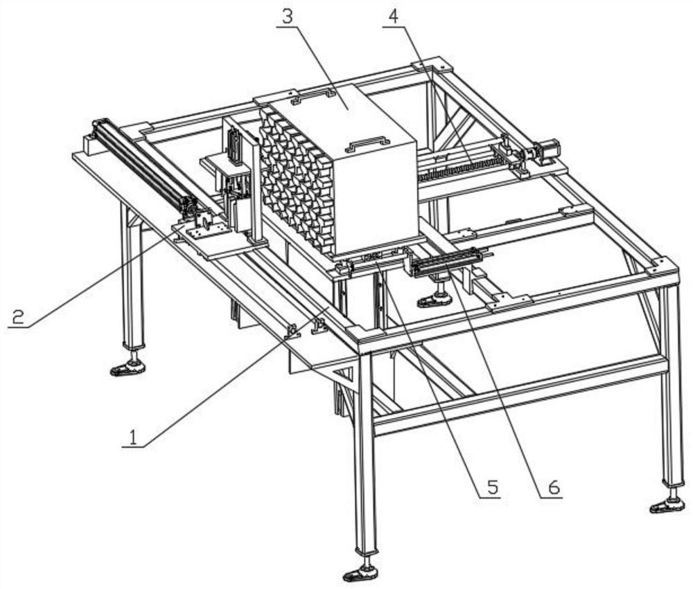 A hollow guide rail foam strip filling device and working method