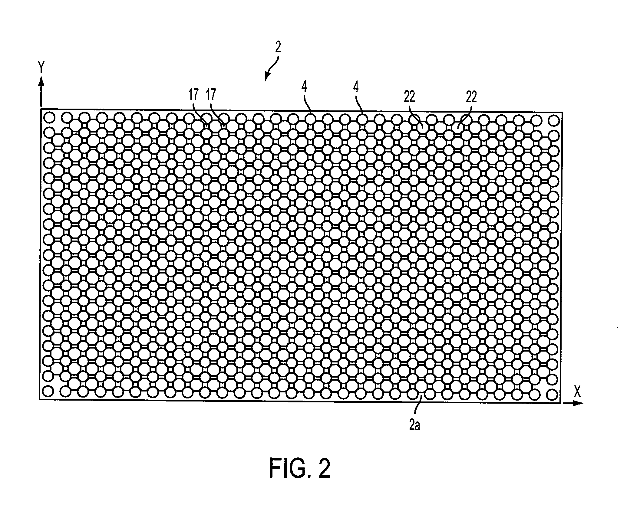 LED assembly with vented circuit board