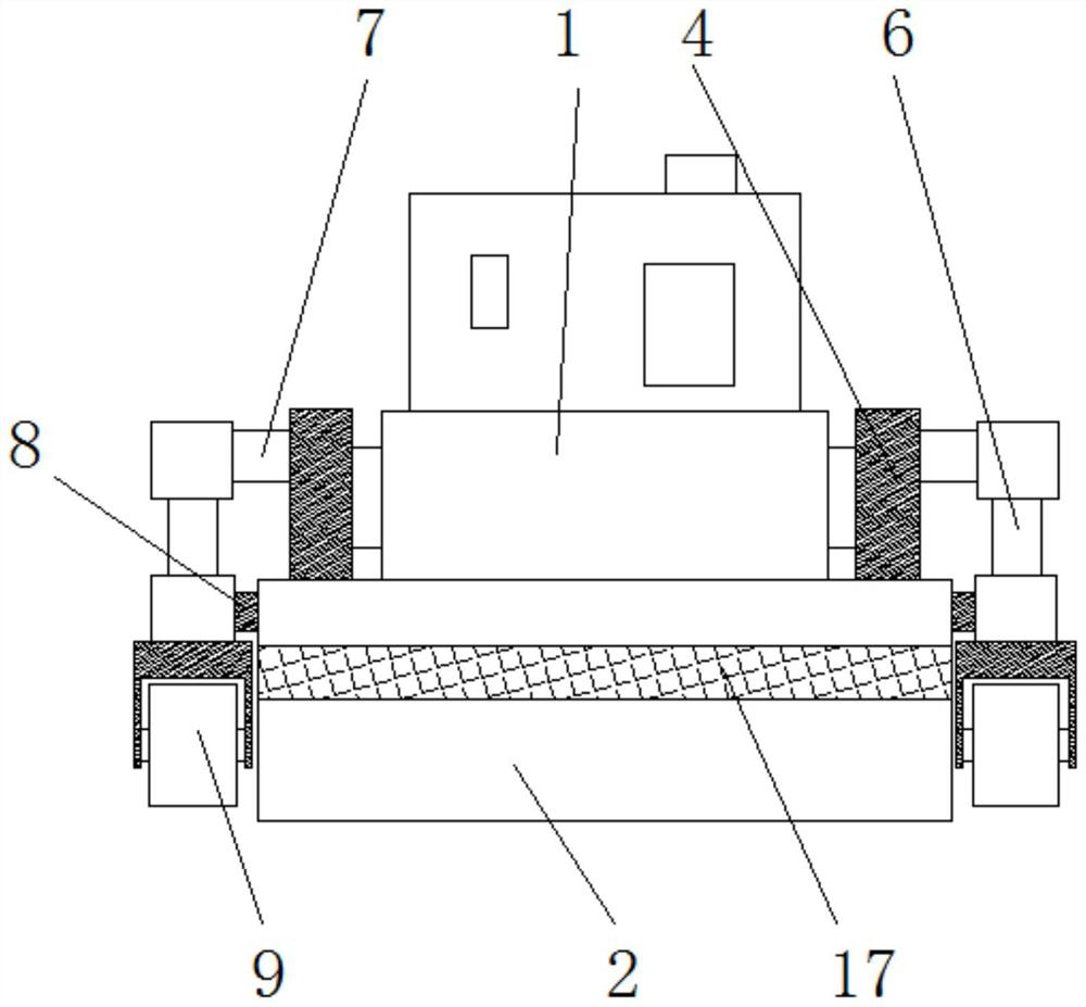 A soil tamping device used in the foundation excavation stage of construction engineering