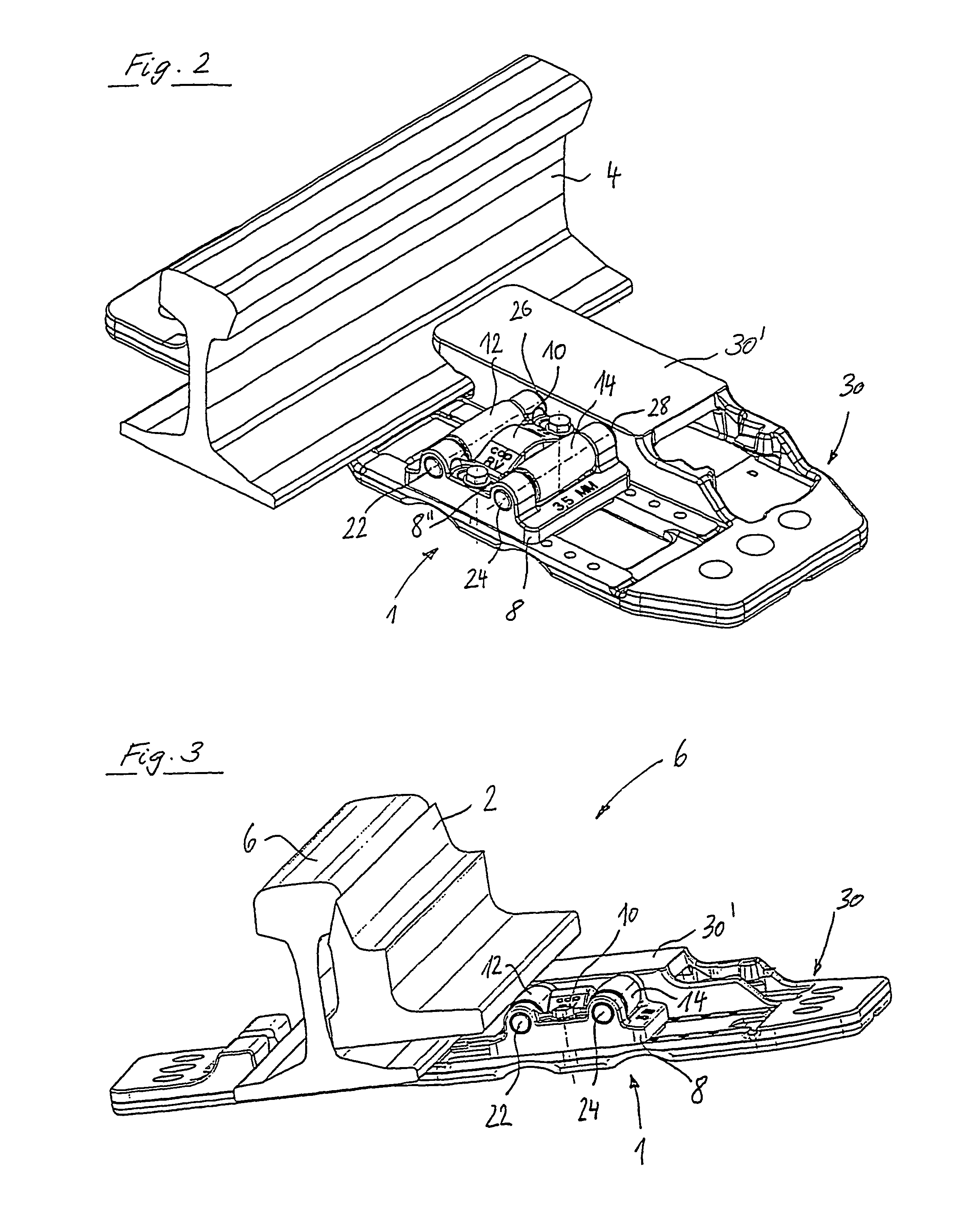 Device for displacing a tongue blade in addition to a height-adjustable roller device