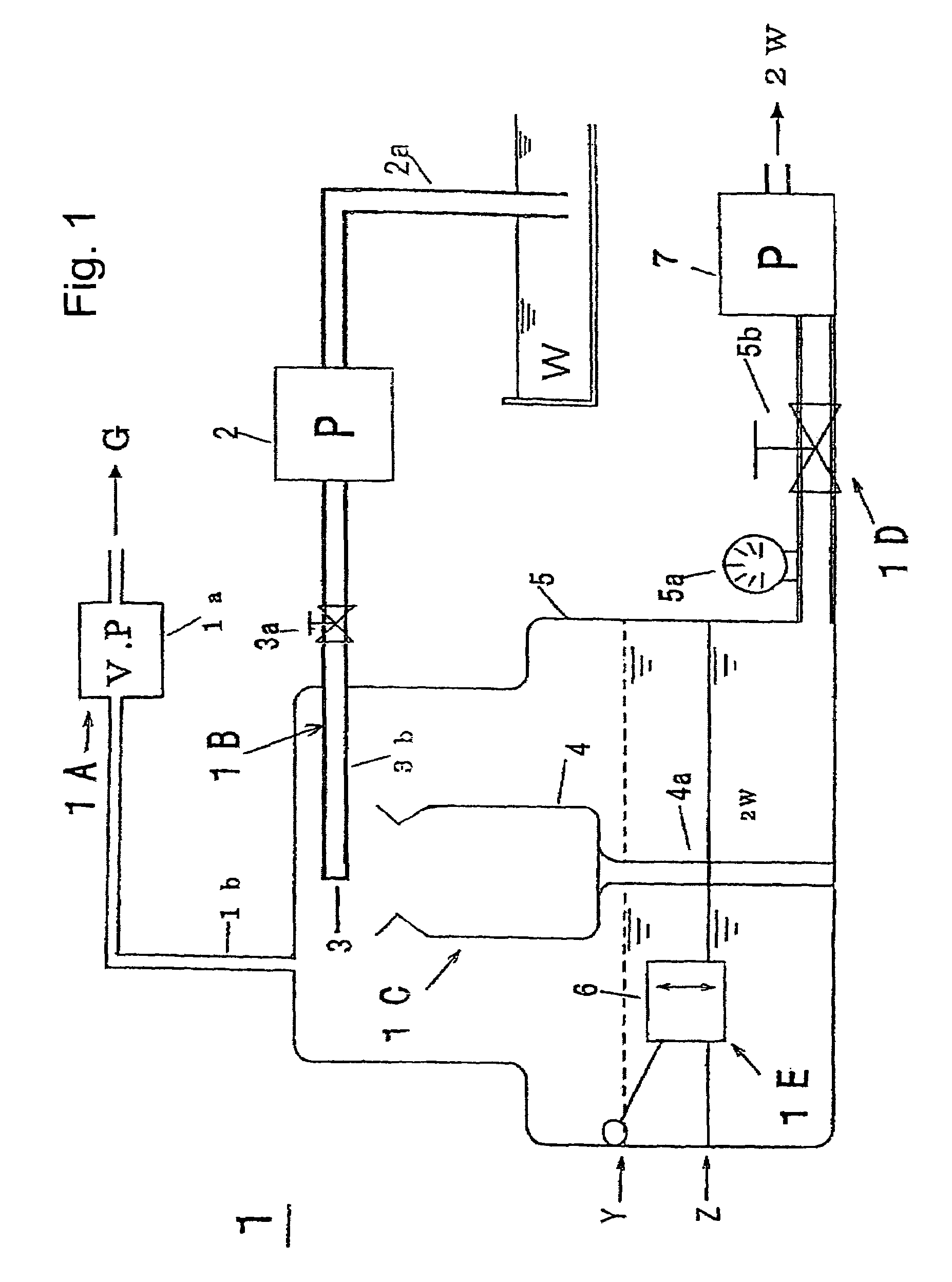 Method, device, and system for controlling dissolved amount of gas