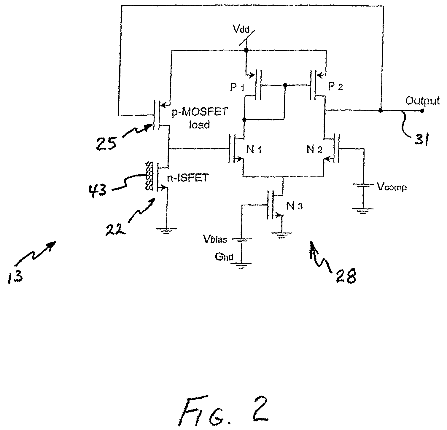 pH-change sensor and method