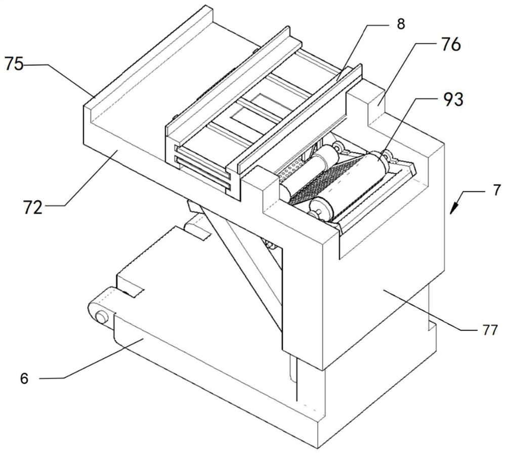 Fully-mechanized coal mining supporting and throwing type gangue filling hydraulic support