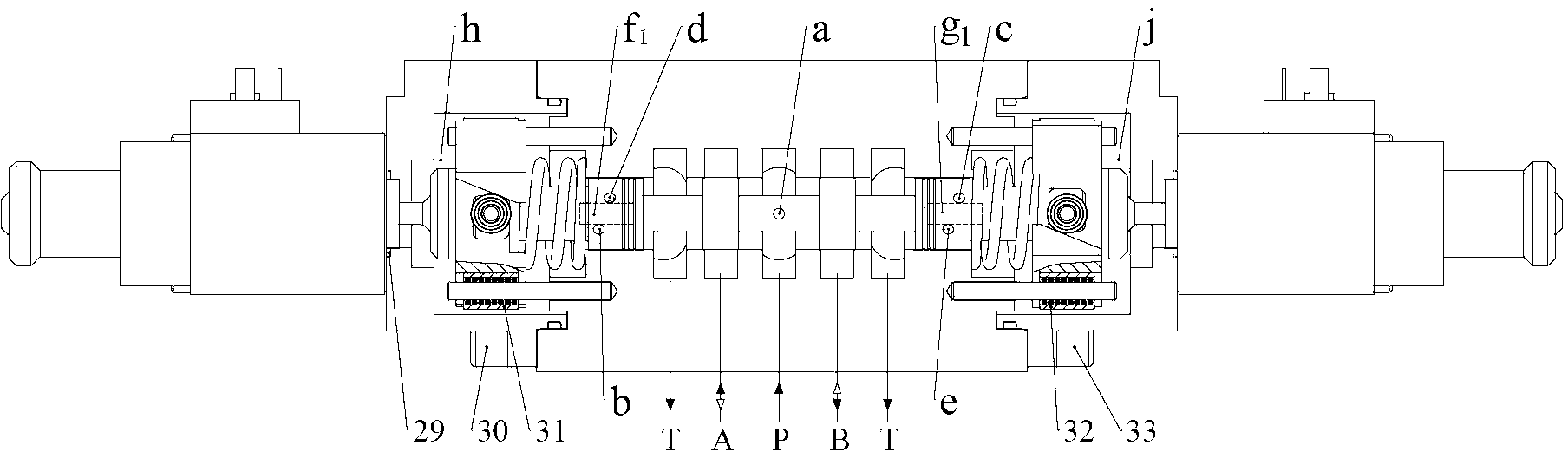 Prestretching-pretwisting type full-bridge 2D electro-hydraulic proportional directional valve