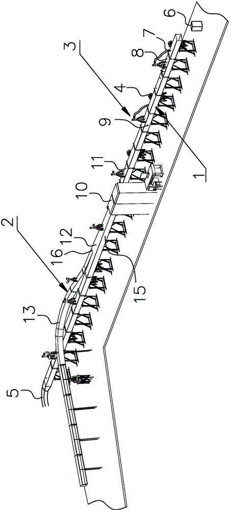 City tunnel ventilation testing device with ramp