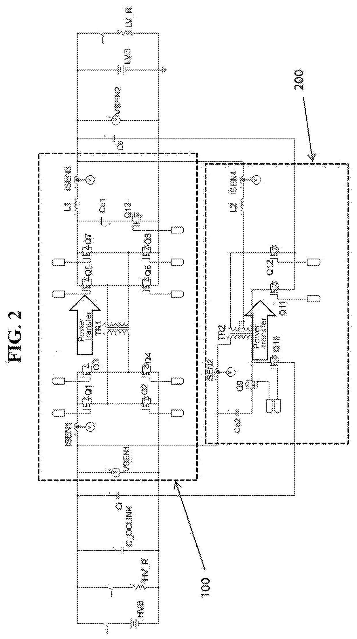 Large capacity bidirectional isolated dc-dc converter and control method thereof