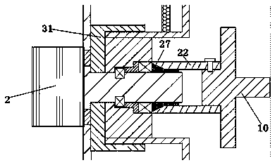 Simulation experiment device for atmospheric ozone aging