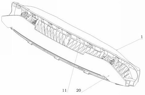 Motion type active air-inlet grille system