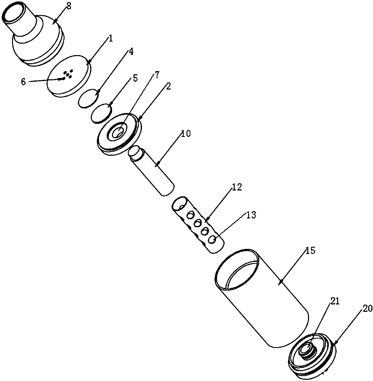 Electronic cigarette vaporizer and electronic cigarette