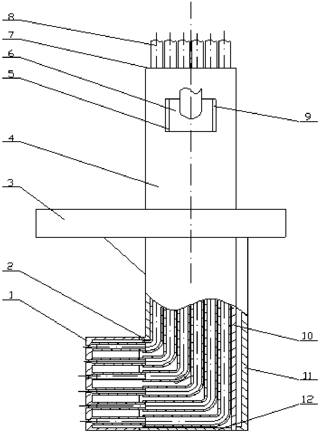 Scramjet engine fuel gas analysis high-enthalpy sampling probe