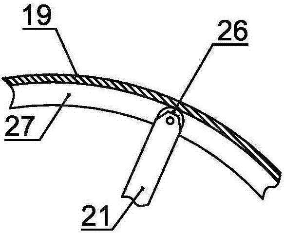 Reciprocating swing type porphyra haitanensis cleaning device