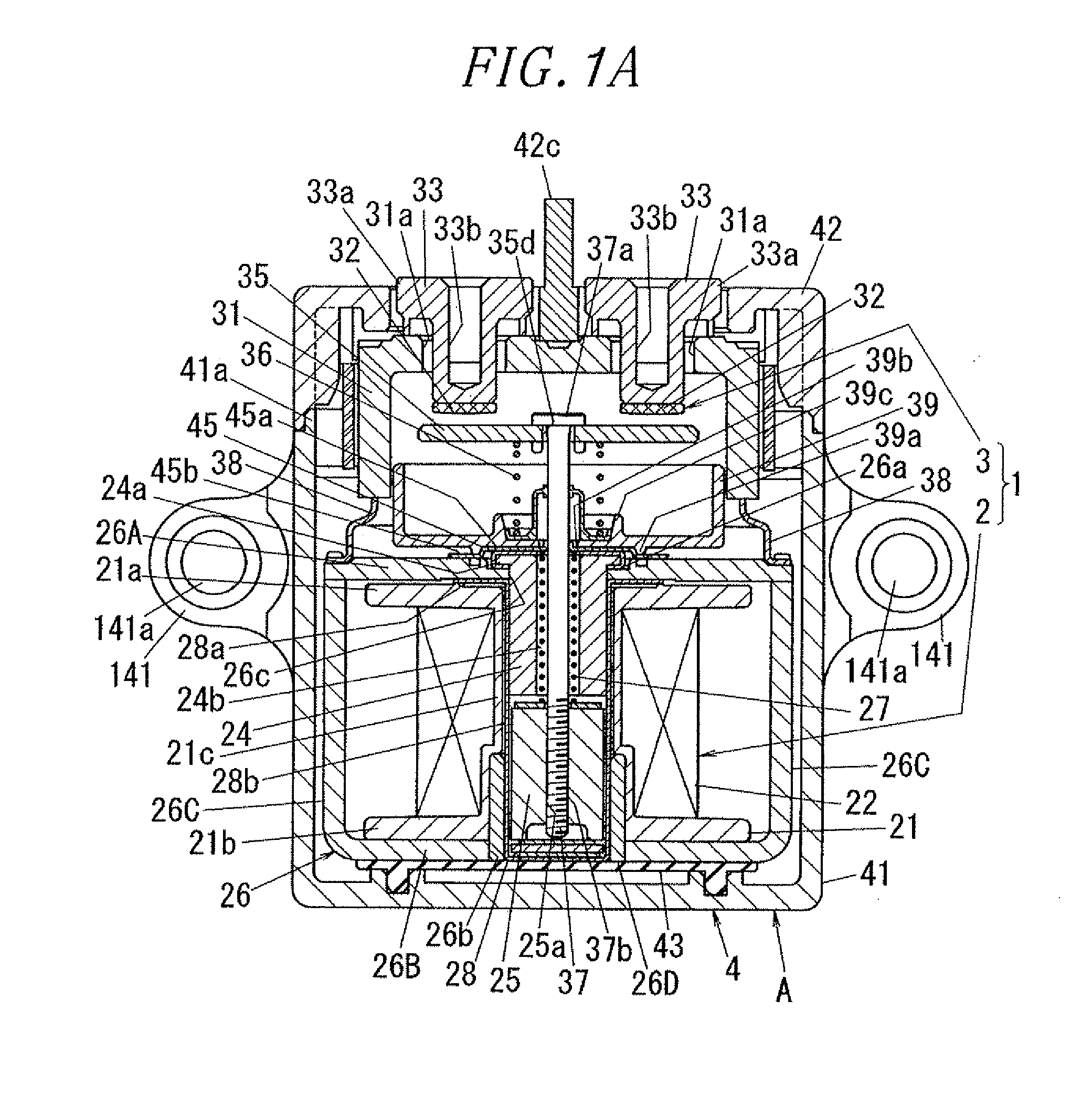 Sealed contact device