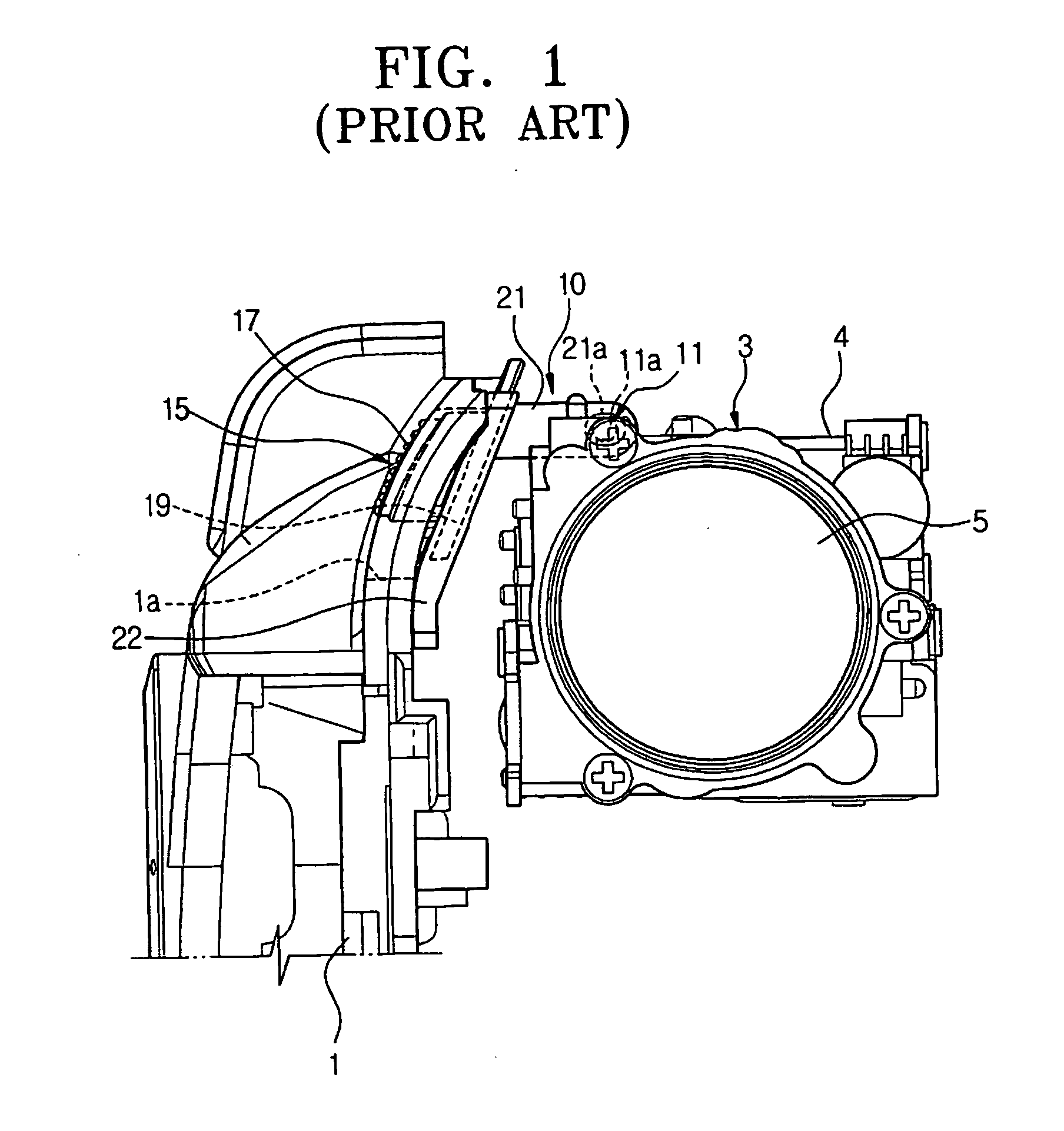 Optical low pass filter switching apparatus of digital camcorder