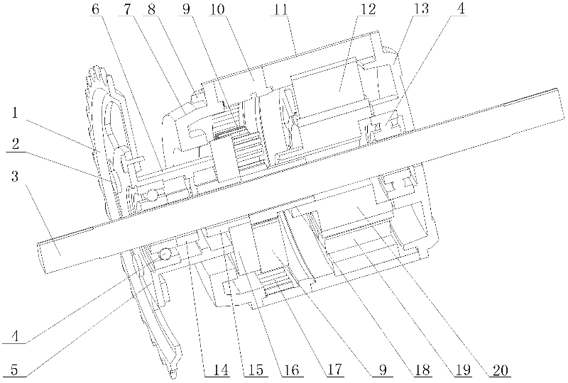 Novel central-positioned motor for electric bicycle