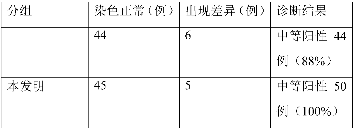 Immunohistochemical glass slide with internal reference and its preparation method and application