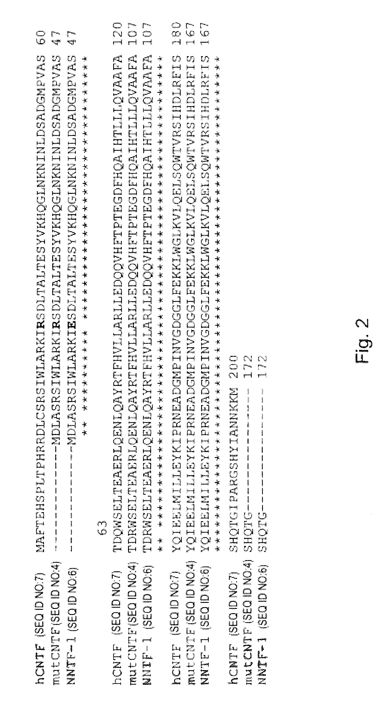 Ciliary neurotrophic factor variants