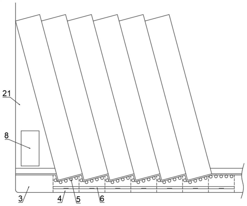 Stacking state intelligent adjustment type file cabinet