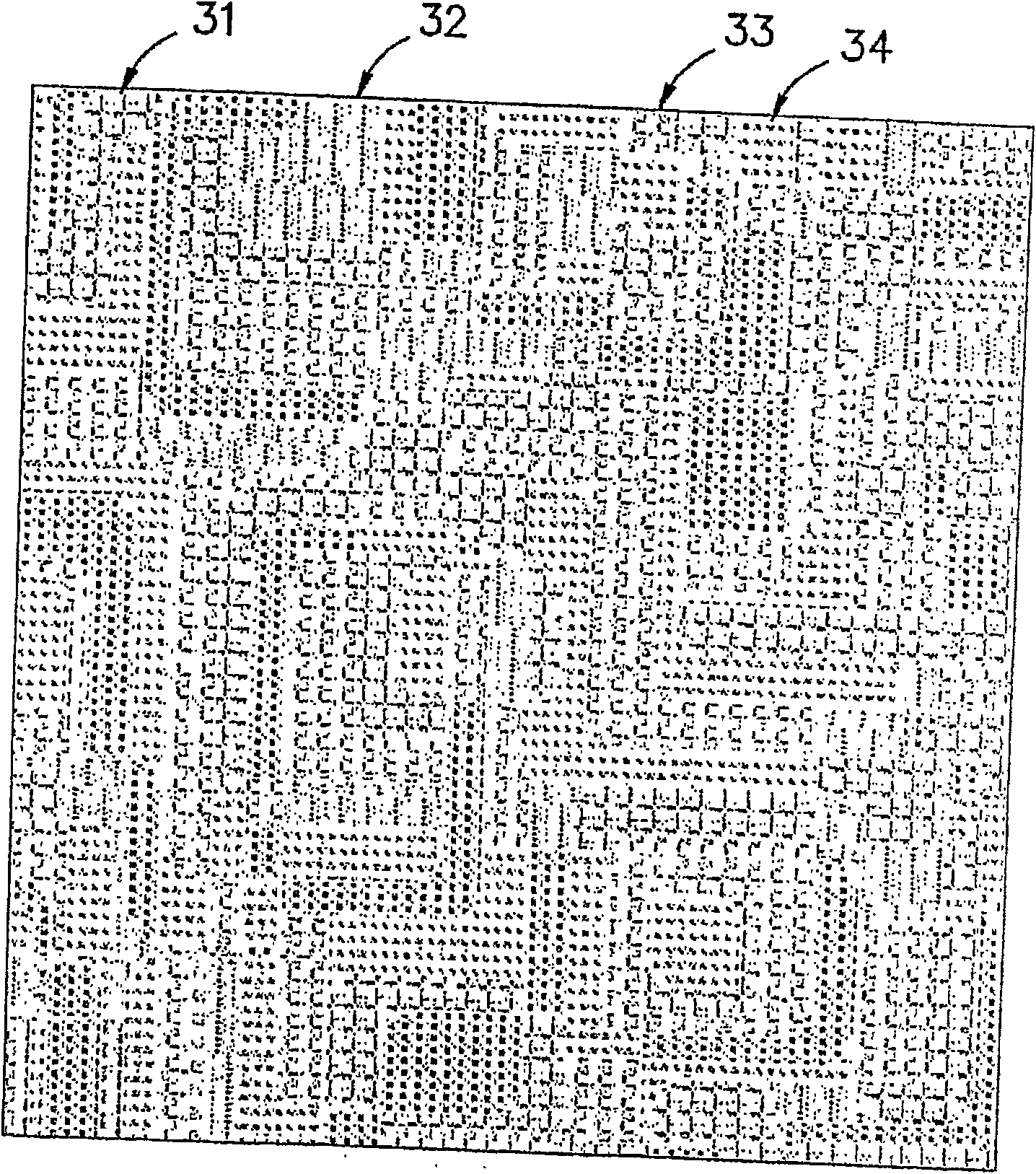 Jacquard square carpet tiles